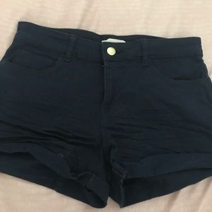 Gently Worn Navy Blue Jean Shorts